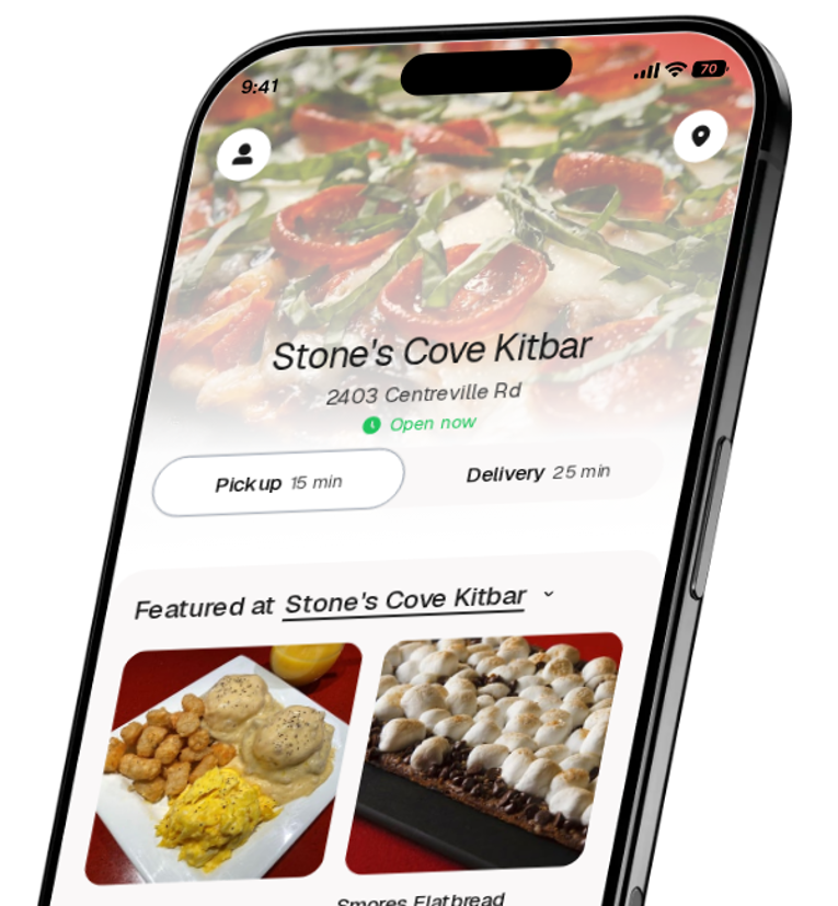 Stone's Cove Kitbar app preview